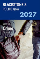 Blackstone''s Police Q&A Volume 1: Crime 2027