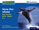 Read Write Inc. Phonics: Save the Whale (Blue Set 6 Non-fiction 1)-9780198373773