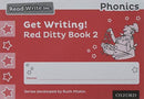 Read Write Inc. Phonics: Get Writing! Red Ditty Book 2 Pack of 10-9780198414285