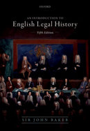 Introduction to English Legal History-9780198812616