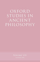 Oxford Studies in Ancient Philosophy, Volume 54-9780198825135