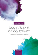Anson's Law of Contract-9780198829973