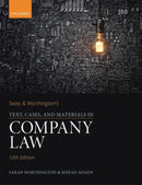 Sealy & Worthington''s Text, Cases, and Materials in Company Law
