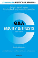 Concentrate Questions and Answers Equity and Trusts : Law Q&A Revision and Study Guide-9780198853213