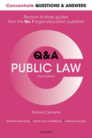 Concentrate Questions and Answers Public Law : Law Q&A Revision and Study Guide-9780198853497