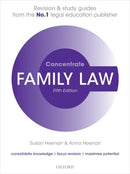 Family Law Concentrate : Law Revision and Study Guide-9780198854968