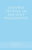 Oxford Studies in Ancient Philosophy, Volume 59
