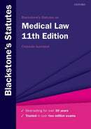 Blackstone''s Statutes on Medical Law
