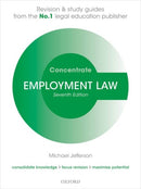 Employment Law Concentrate : Law Revision and Study Guide-9780198871323