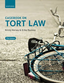 Casebook on Tort Law-9780198874966
