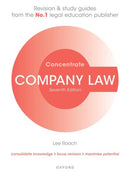 Company Law Concentrate : Law Revision and Study Guide-9780198881407