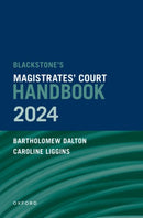 Blackstone's Magistrates' Court Handbook 2024-9780198906605