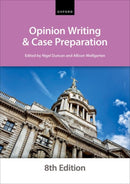 Opinion Writing and Case Preparation-9780198923640