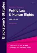 Blackstone's Statutes on Public Law & Human Rights-9780198932659