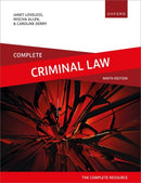 Complete Criminal Law : Text, Cases, and Materials-9780198936732