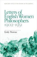 Letters of English Women Philosophers 1902-1951-9780198944256