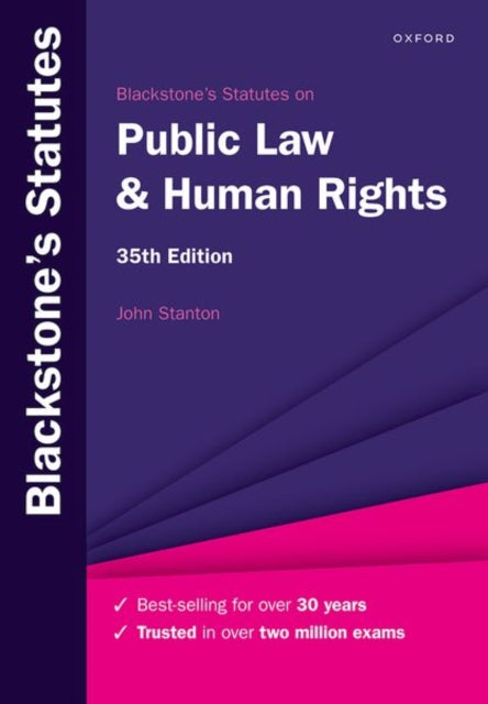 Blackstone''s Statutes on Public Law & Human Rights