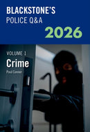 Blackstone''s Police Q&A Volume 1: Crime 2026