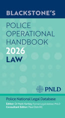 Blackstone''s Police Operational Handbook 2026