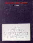 Elementary Latin Dictionary-9780199102051