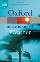 A Dictionary of Weather-9780199541447
