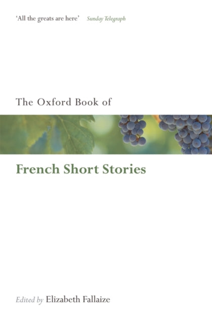 The Oxford Book of French Short Stories-9780199583171