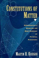 Constitutions of Matter – Mathematically Modeling the Most Everyday of Physical Phenomena
