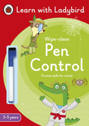 Pen Control: A Learn with Ladybird Wipe-Clean Activity Book 3-5 years : Ideal for home learning (EYFS)-9780241515563