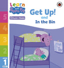 Learn with Peppa Phonics Level 1 Book 4 - Get Up! and In the Bin (Phonics Reader)-9780241575963