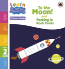 Learn with Peppa Phonics Level 2 Book 5 - To the Moon! and Peeking in Rock Pools (Phonics Reader)-9780241576168