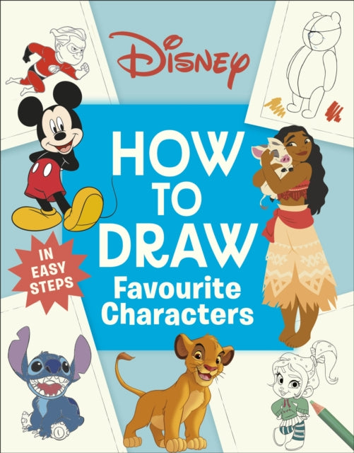 Disney How to Draw Favourite Characters-9780241741511