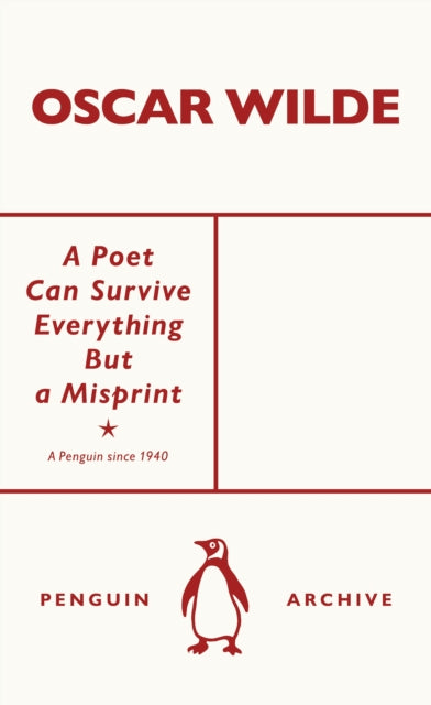 A Poet Can Survive Everything But a Misprint-9780241746738