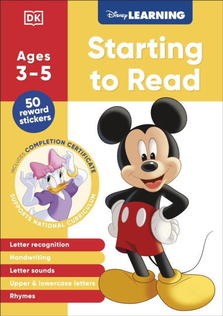 Disney Learning Starting to Read (Ages 3-5)-9780241763704