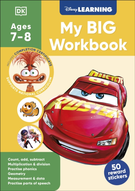 Disney Learning Big Workbook Ages 7-8 (Year 3)-9780241763865