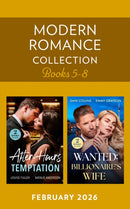 Modern Romance February 2026 Books 5-8 : Billion-Dollar Baby Clause / Enemies Until After Hours / Business-Deal Bride / Wed for the Headlines-9780263421644