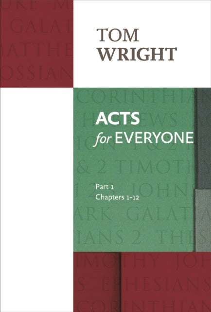 Acts for Everyone (Part 1) : chapters 1-12-9780281071845