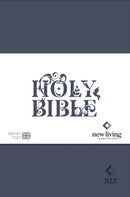 NLT Holy Bible, Navy Blue Flexiback, Leather-Feel, Debossed Detailing, British Text, NLT New Living Translation, Flexiback, Standard size
