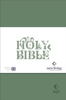 NLT Holy Bible – New Living Translation, British Text Version in Green Soft–tone Flexiback Binding