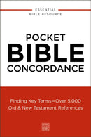 Pocket Bible Concordance : Finding Key Terms---Over 5,000 Old and   New Testament References-9780310181125