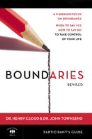 Boundaries Bible Study Participant's Guide---Revised : When To Say Yes, How to Say No to Take Control of Your Life-9780310278085