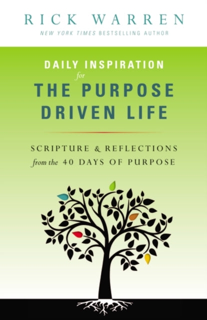 Daily Inspiration for the Purpose Driven Life : Scriptures and Reflections from the 40 Days of Purpose-9780310337096