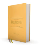 KJV, Thompson Chain-Reference Bible, Hardcover, Yellow Gold, Red Letter, Comfort Print-9780310459217