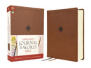 Amplified Journal the Word Bible, Double-Column Journal Edition, Leathersoft, Brown: Reflect, Take Notes, or Create Art Next to Your Favorite Verses