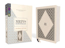 NRSVue, Holy Bible with Apocrypha, Journal Edition, Cloth over Board, Cream, Comfort Print-9780310463696