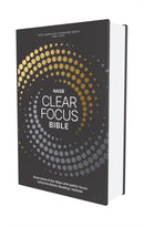 NASB, Clear Focus Bible, Hardcover, Charcoal/Gold : Read more of the Bible with better focus-9780310465539