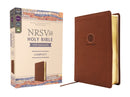 NRSVue, Holy Bible with Apocrypha, Compact, Leathersoft, Brown, Comfort Print-9780310466048