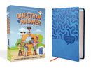 NIrV, Question and Answer Bible for Kids, Leathersoft, Blue, Comfort Print