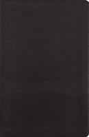 NASB, Timeline Bible, Leathersoft, Black, Red Letter, 1995 Text, Comfort Print