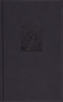 NIV, Heritage Bible, Page Edge Art Edition, Leathersoft over Board, Navy, Red Letter, Comfort Print