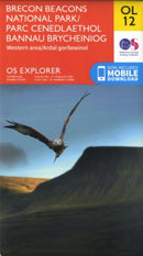 O.S. Explorer Ol 12 Brecon Beacons National Park Western Area/Parc Cenedlaethol Bannau Brycheiniog Ardal Orllewinol